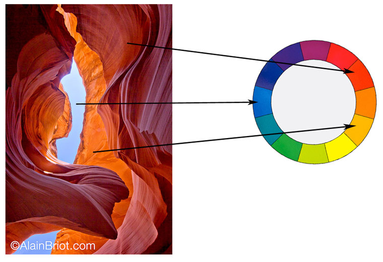 split complementary colors examples