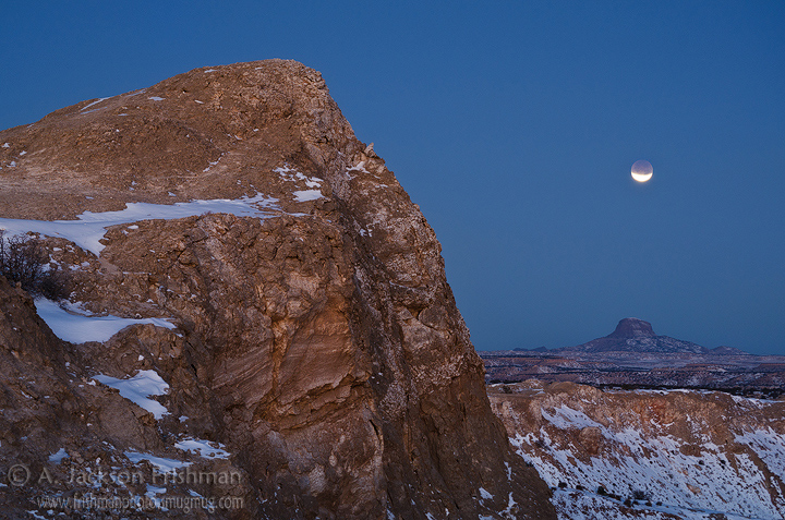 Eclipse over Cabezon