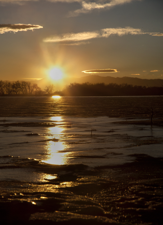 Barr Lake Sunset