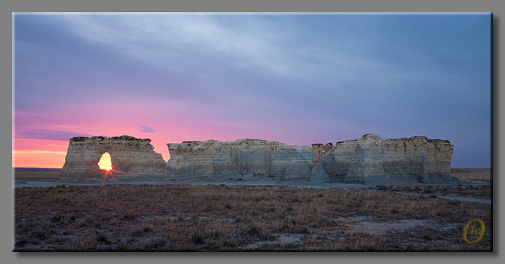Monument Rocks Sunset