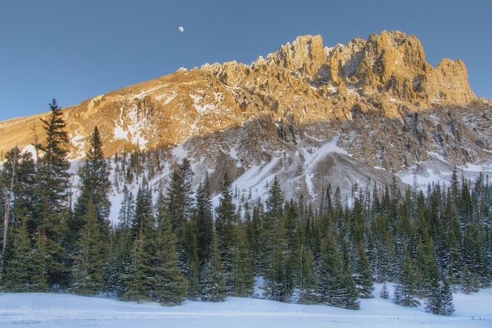 Crags at Sunset + repost