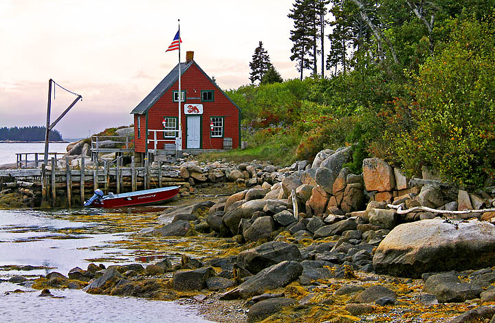 Coastal Maine scene