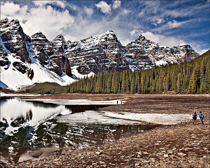 Spring Shoreline ... Lake Louise