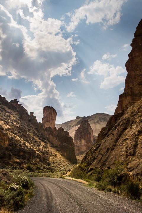 Into Leslie Gulch