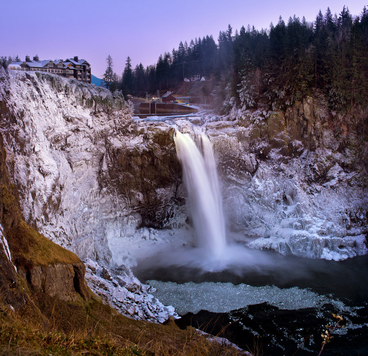 Snoqualmie Falls - Ice Conditions