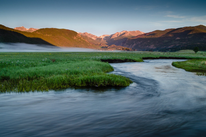 June sunrise in Moraine Park