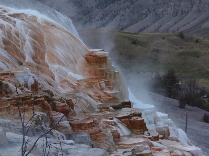 Mamoth Hot Springs terraces