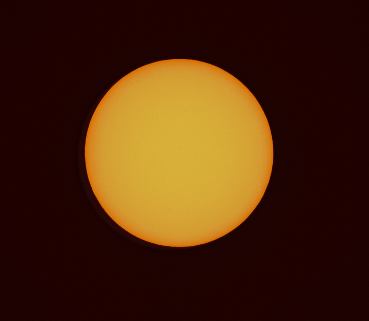 127 mm glass white light solar filter