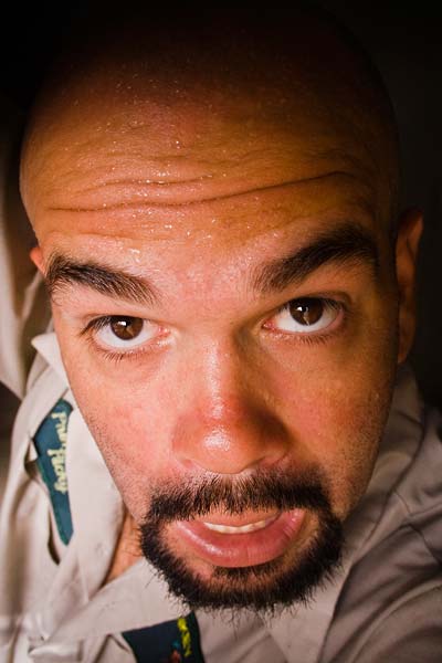Me on a hot morning at work (Rick Gomez)