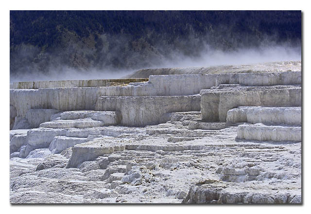 WC #132  – Edges at Mammoth Hot Springs