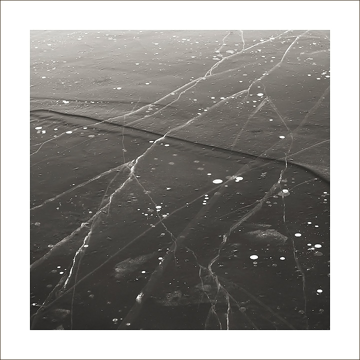 Ice in Black and White