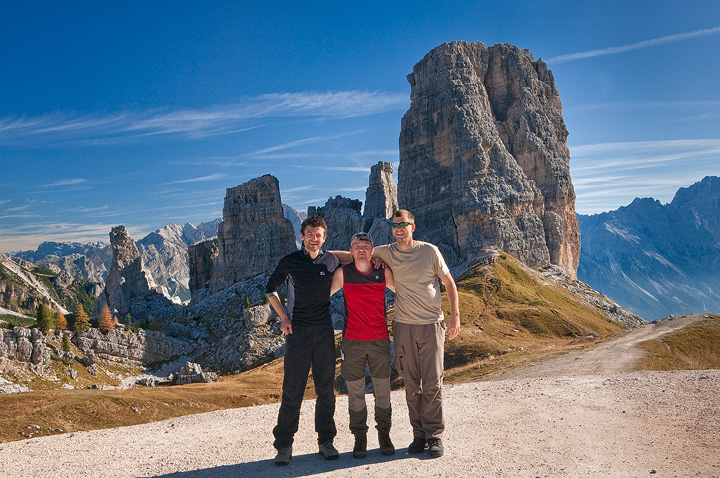 Three guys - Five peaks