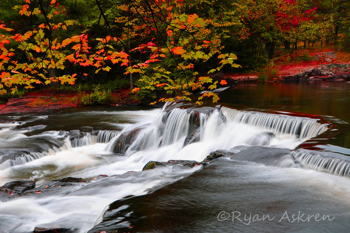 Bond Falls in Autumn