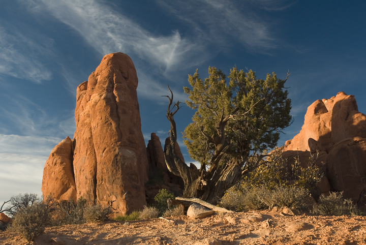 rock and sky