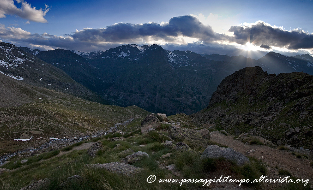 Sunset  at Gran Paradiso