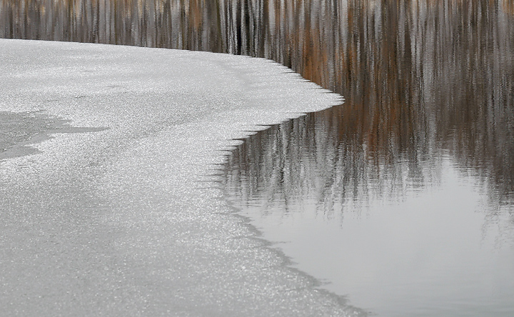 Sculptures on water