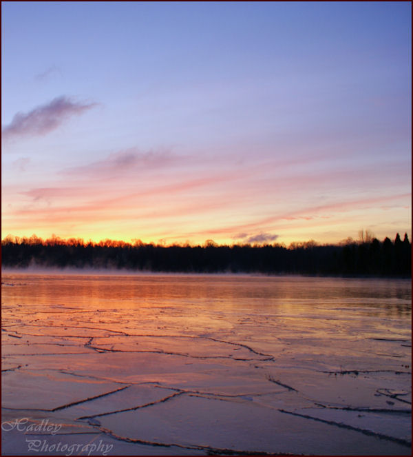 Sunrise at Patoka Lake