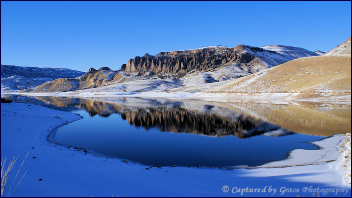 Blue Mesa Reflection