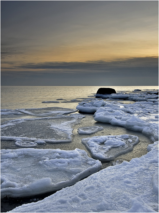 Curving Ice Edge