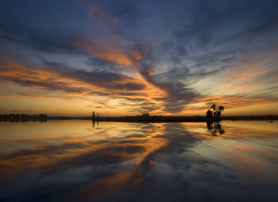 Park Lake Sunset