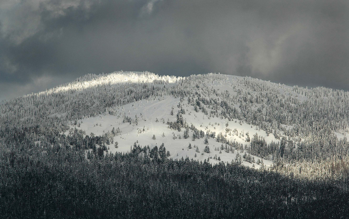 Frosting on the mountain