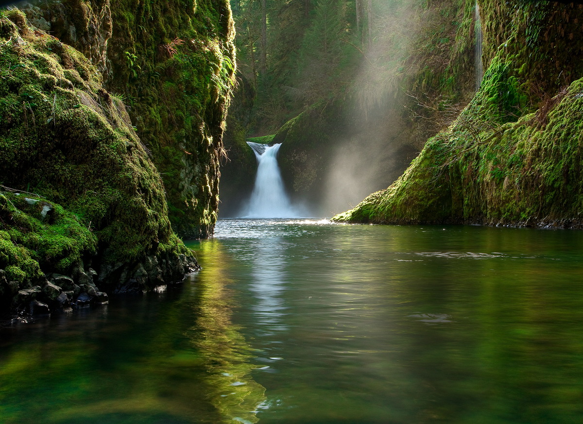 Punchbowl winter light