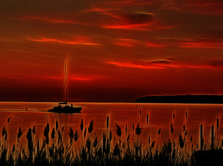 Fiery Sunset