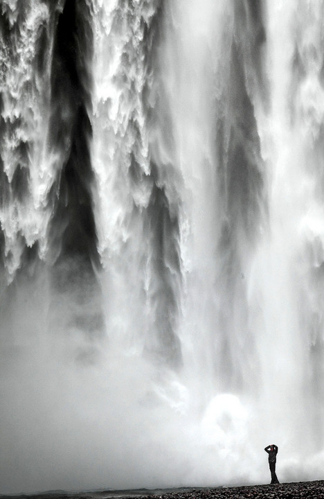 The Drapery falls ...