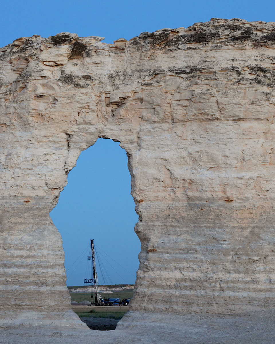 Monument Rocks Despoiled