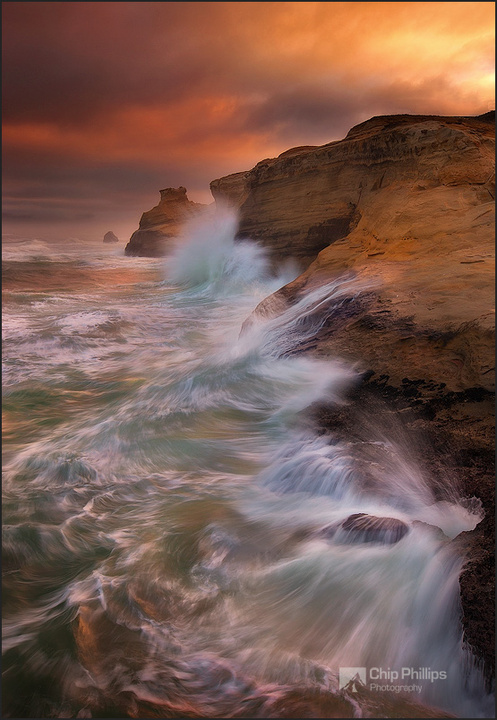 Crashing Sea Cape K.
