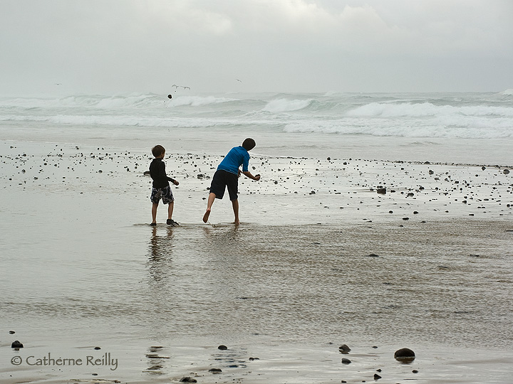 Brothers at Cape Lookout