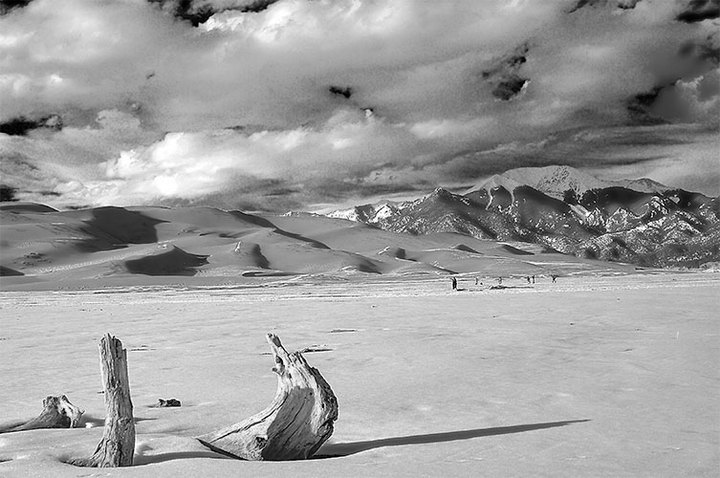 Great Sand Dunes NP B/W