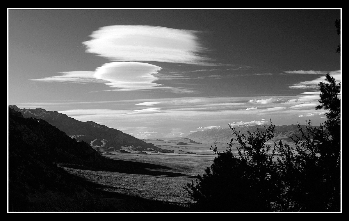 Owens Valley From Whitney Portal @ Sunset