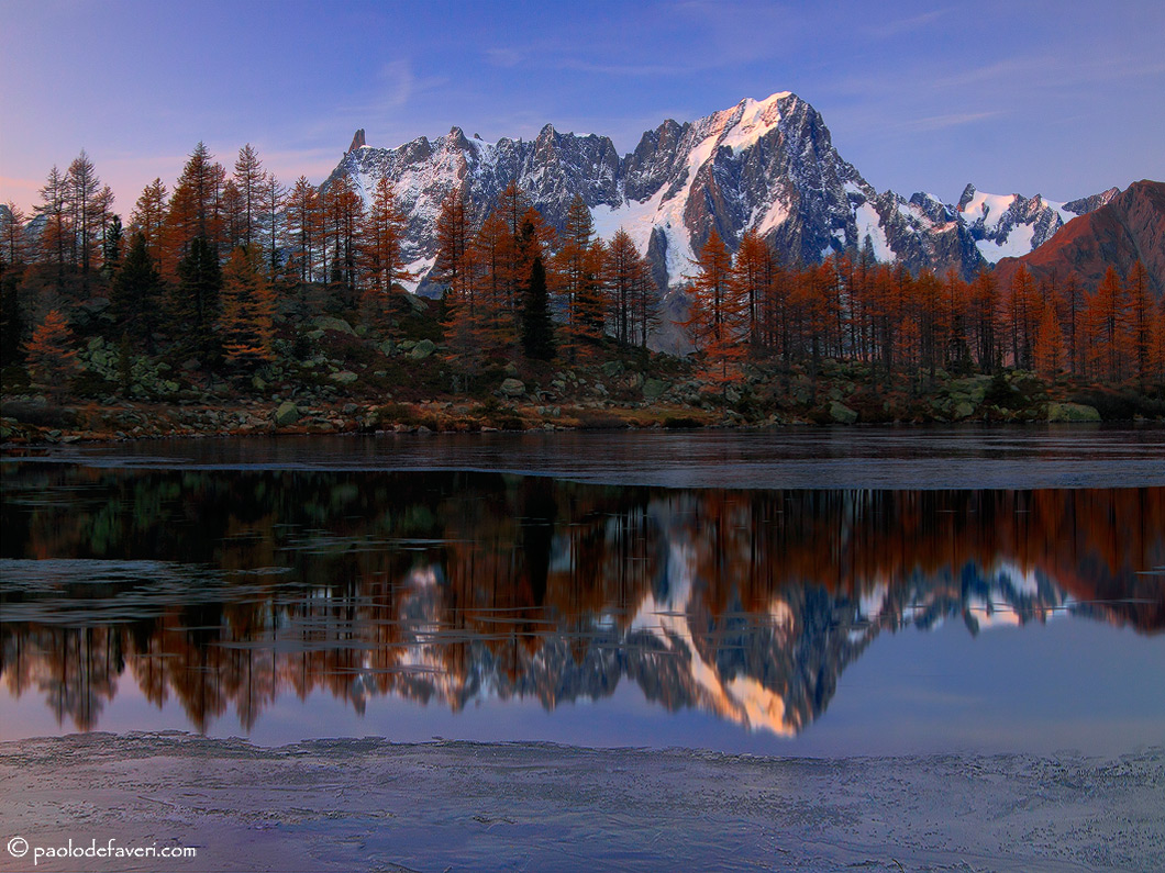 Arpy lake twilight