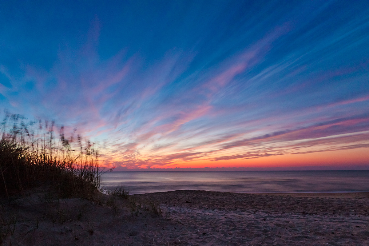firstlight over the sea