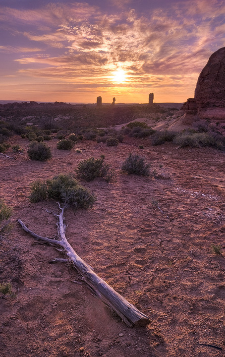 Sunset in Arches
