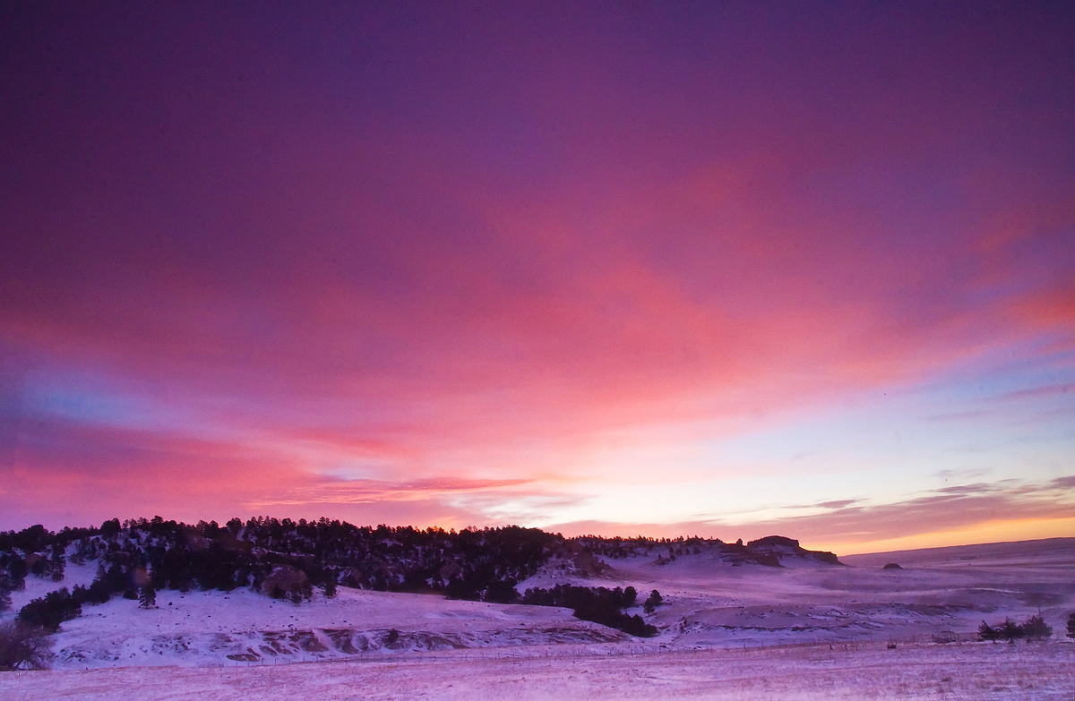 Cold Sunrise Full Frame