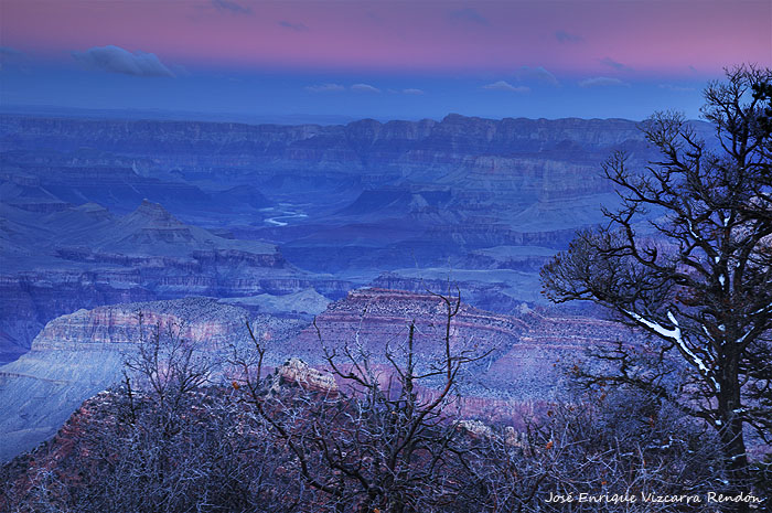 Grand Canyon Cold Sunset