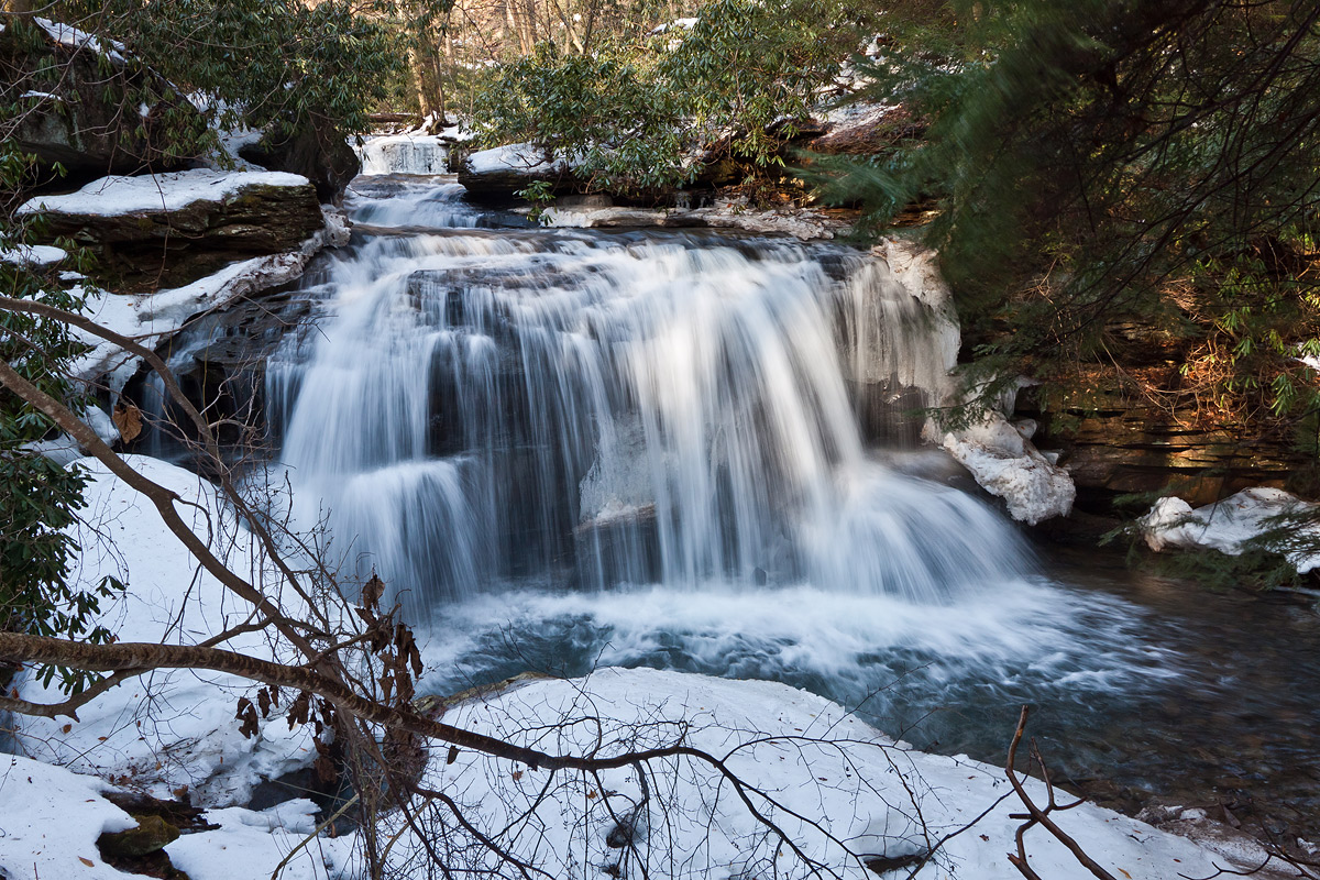 Glowing falls