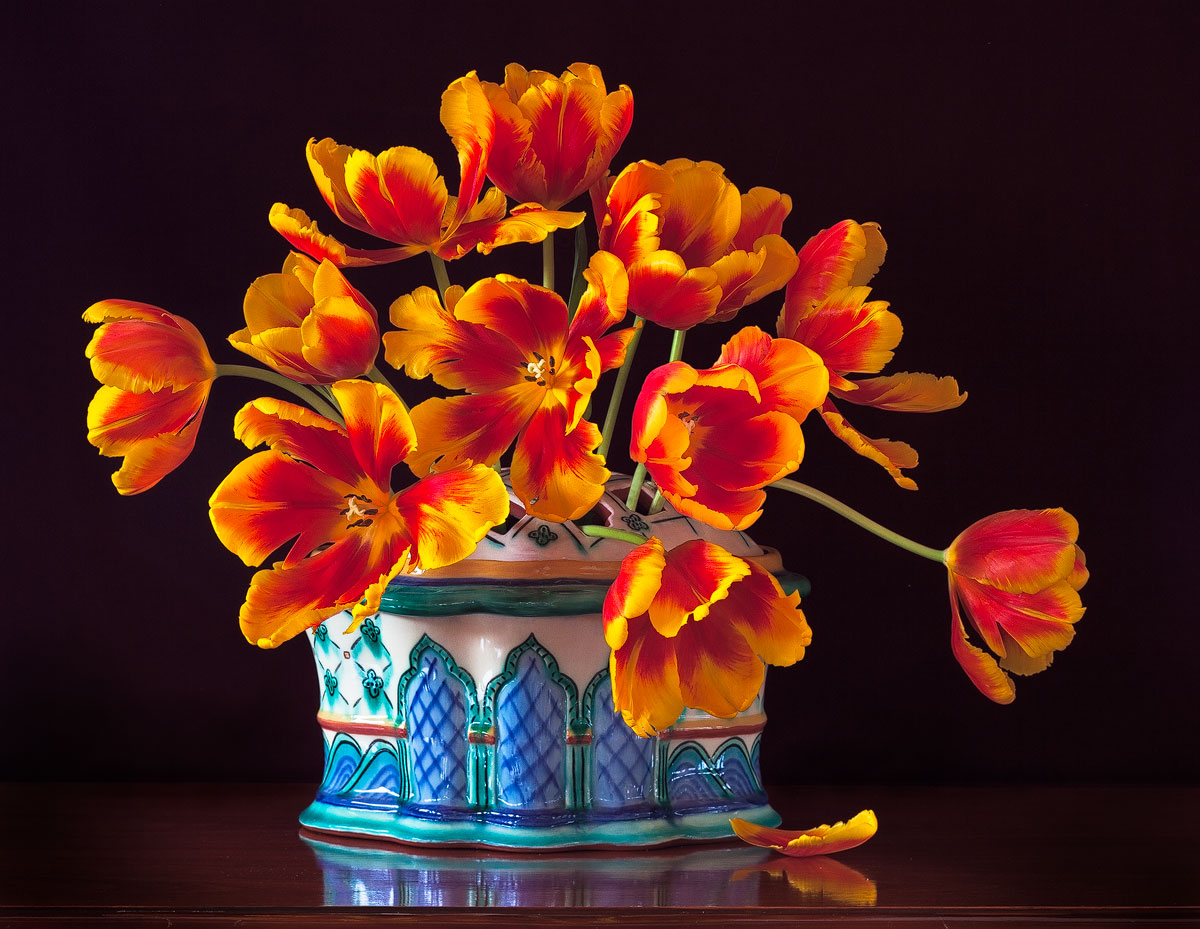 Tulips in a Vase