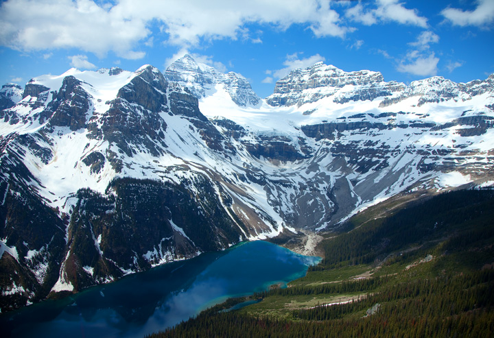 Banff mountain lake
