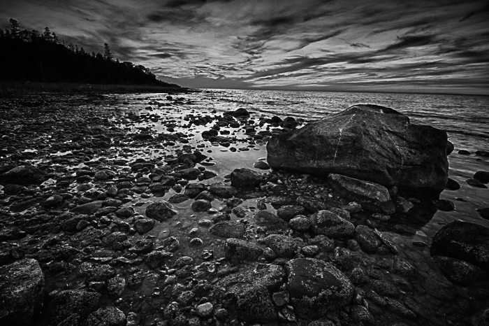 Rock shore