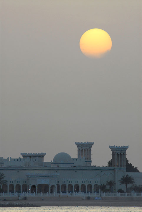 WC486 Doha sunset