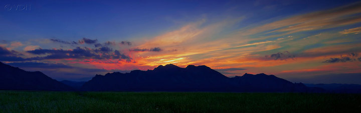 Sunset Over Irons