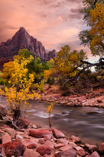 November Sunset at Zion