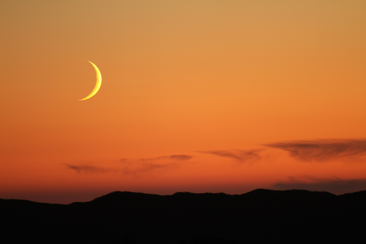 Moonset-Sunset
