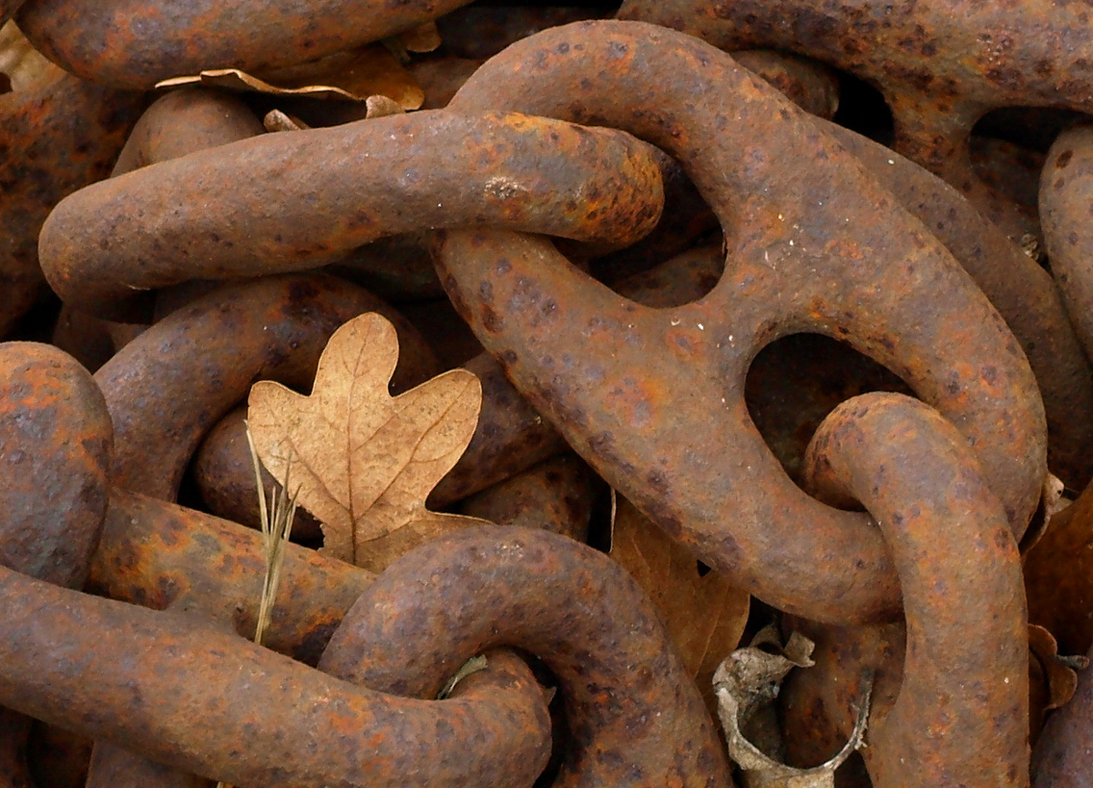 Old, rusty chain + REPOST
