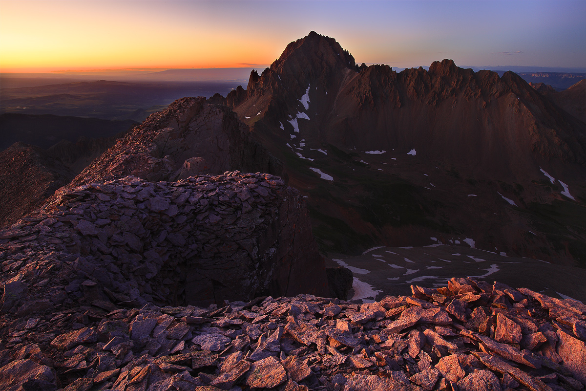 Twilight Mount Sneffels 