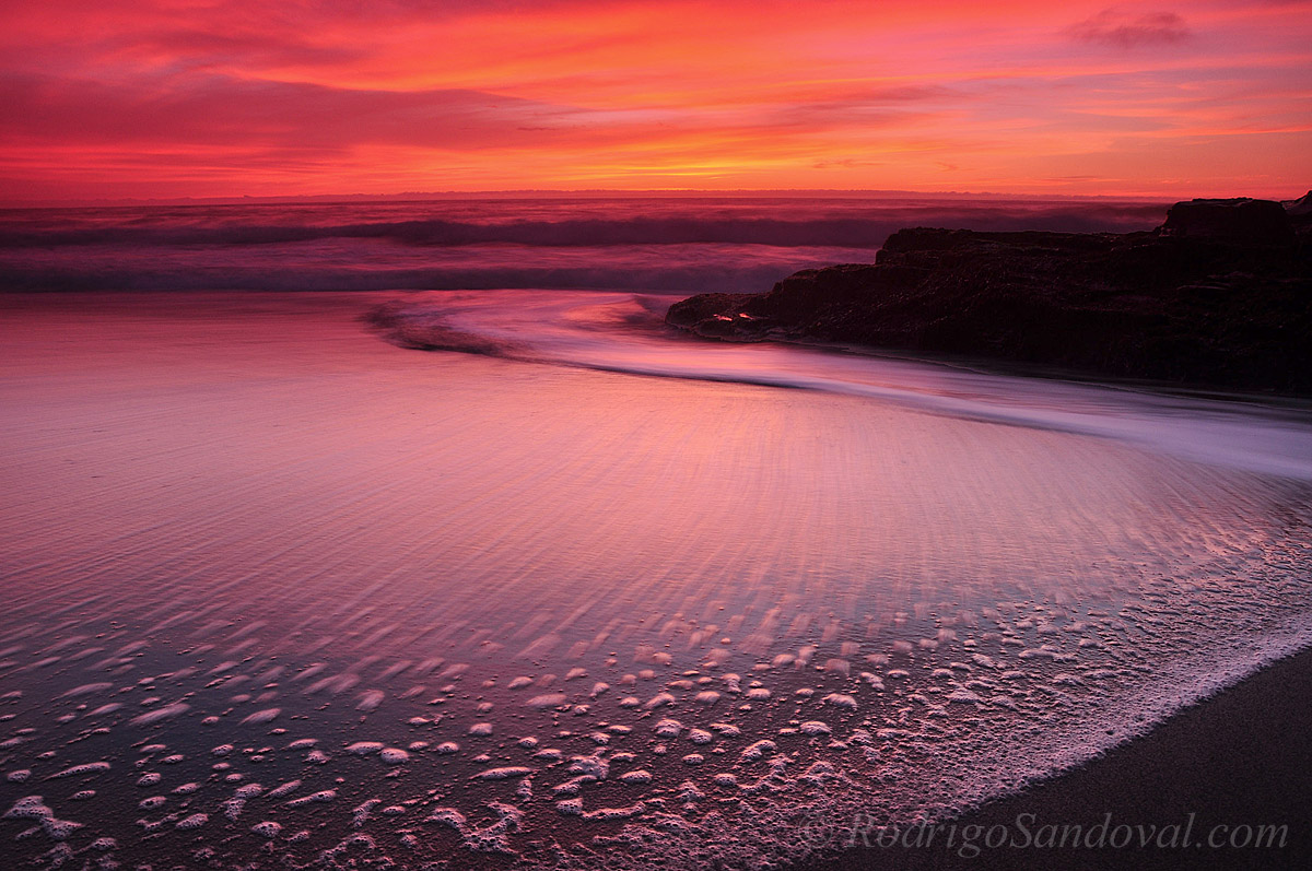 Red Foam at Pelluhue