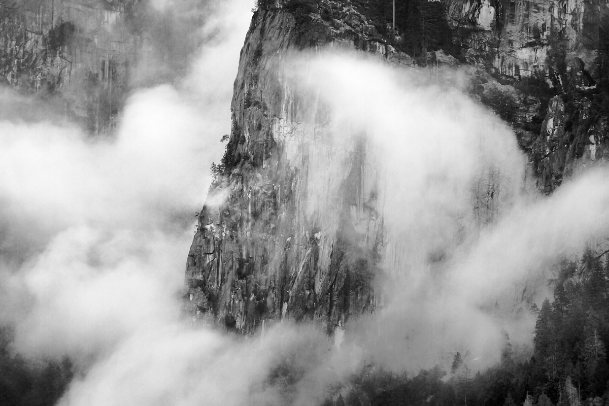 Yosemite cliff detail